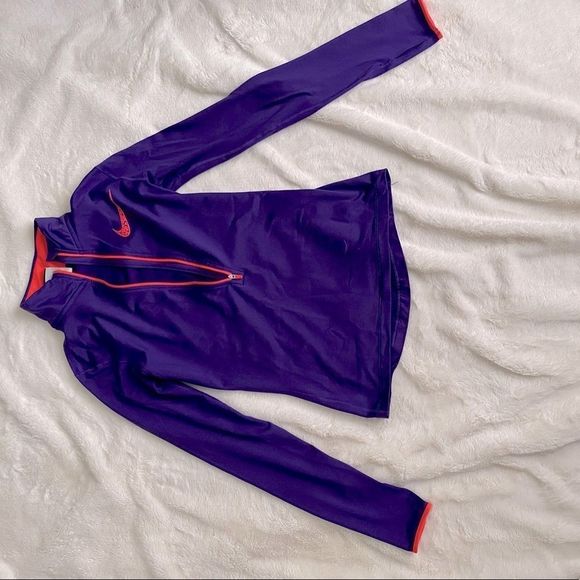 Womens Nike dry fit fleece 1/4 zip pullover - Picture 1 of 6